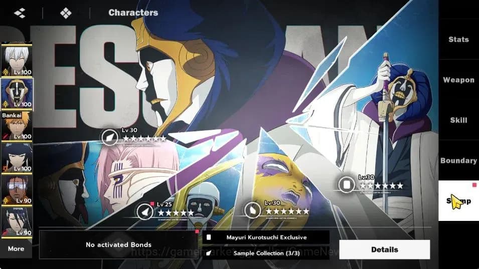 BLEACH: Soul Resonance Accounts NuverseSEA|LV 77|12 SSR [(AizenB6,Gin,Mayuri,Ichig image 19