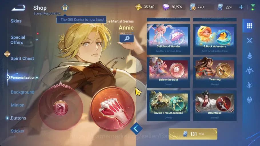 Honor of Kings Accounts GLOBAL |112HR|146SK|Blessed Ukyo|Sanxingdui HuoYi, image 1
