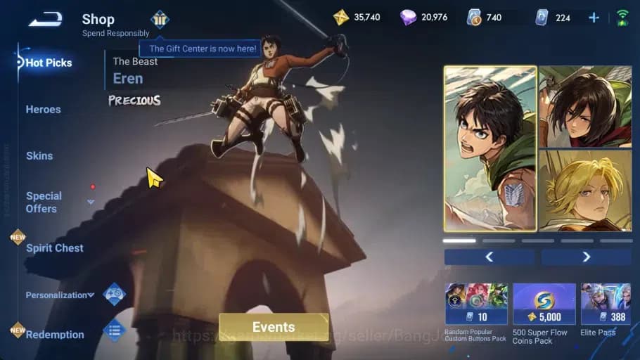 Honor of Kings Accounts GLOBAL |112HR|146SK|Blessed Ukyo|Sanxingdui HuoYi, image 15