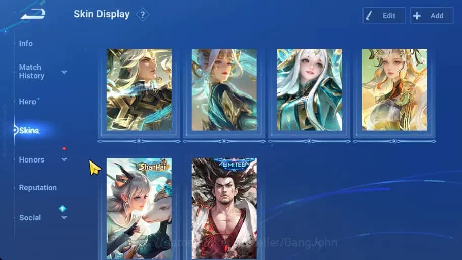 Honor of Kings Accounts GLOBAL |112HR|146SK|Blessed Ukyo|Sanxingdui HuoYi, image 17
