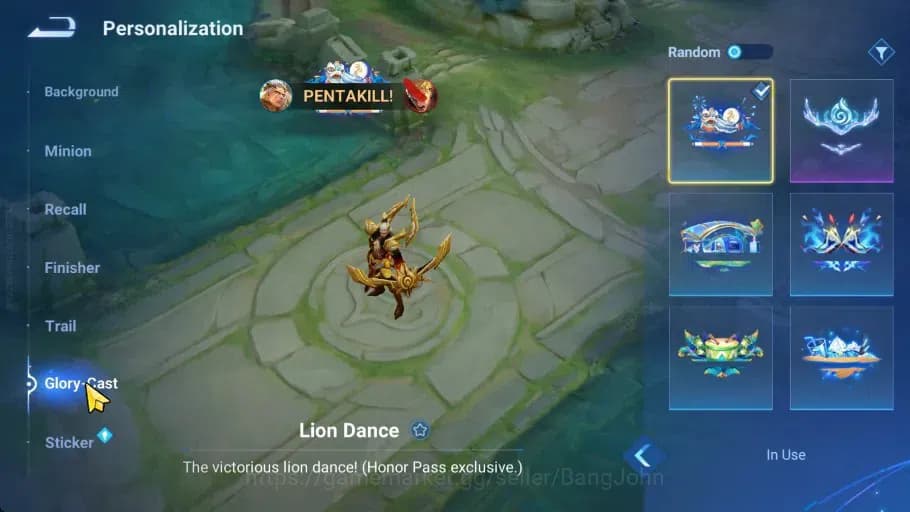 Honor of Kings Accounts GLOBAL |112HR|146SK|Blessed Ukyo|Sanxingdui HuoYi, image 3