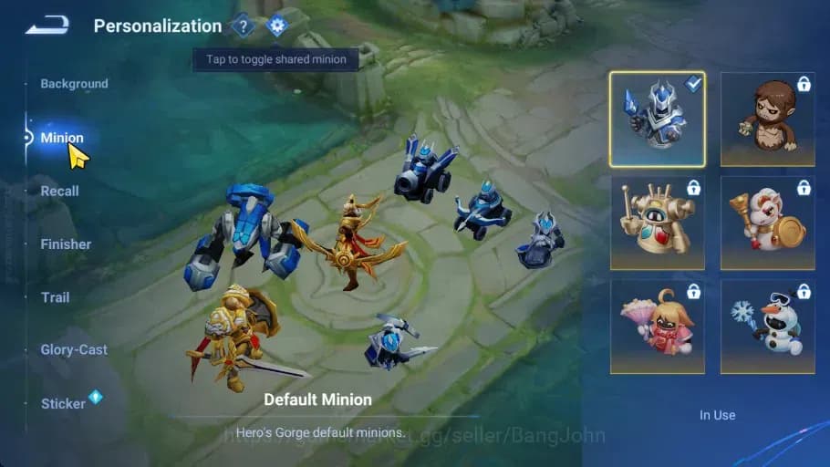 Honor of Kings Accounts GLOBAL |112HR|146SK|Blessed Ukyo|Sanxingdui HuoYi, image 7