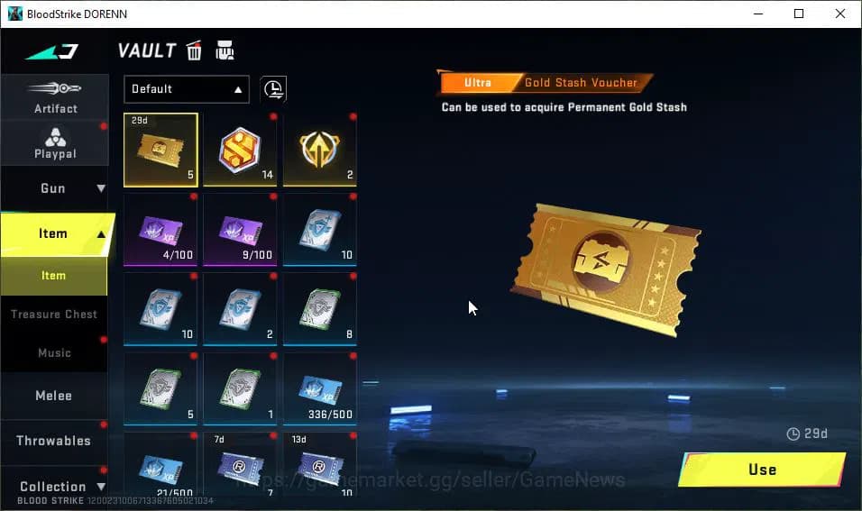 Blood Strike Accounts ASIA|Melee ULTRA One-Handed Axe|20 ULTRA[VOLT,M4A1 image 12