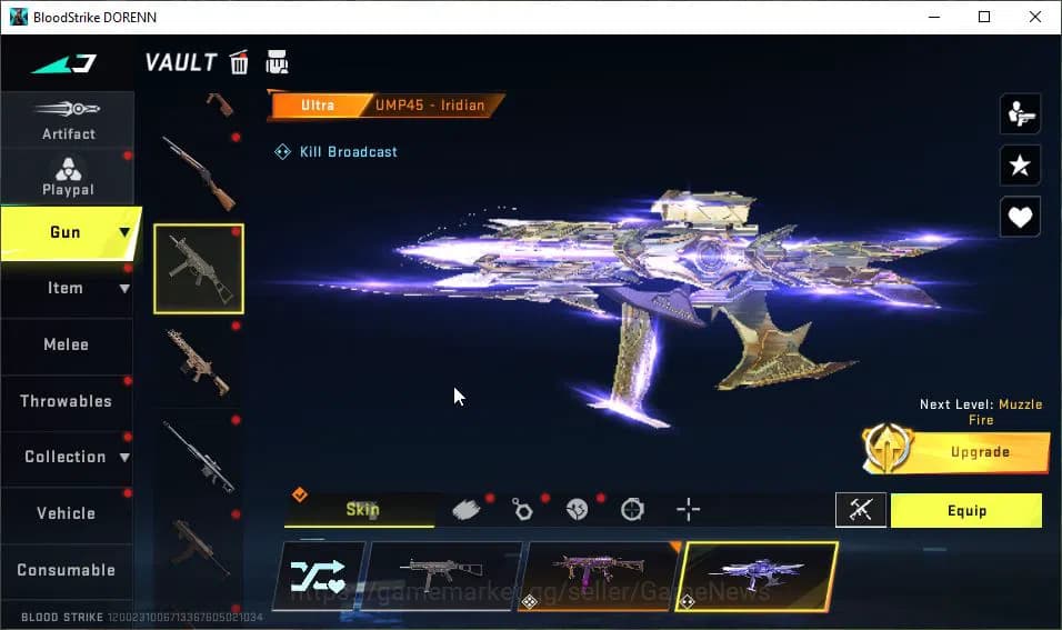 Blood Strike Accounts ASIA|Melee ULTRA One-Handed Axe|20 ULTRA[VOLT,M4A1 image 13