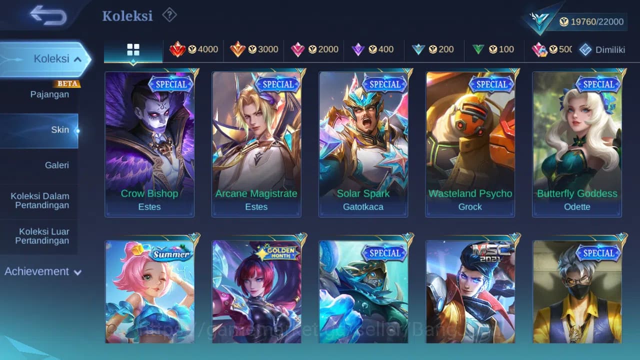 Mobile Legends: Bang Bang Accounts GLOBAL Hero 82 Skin 108 Saber Johnson | Venom GS H image 10