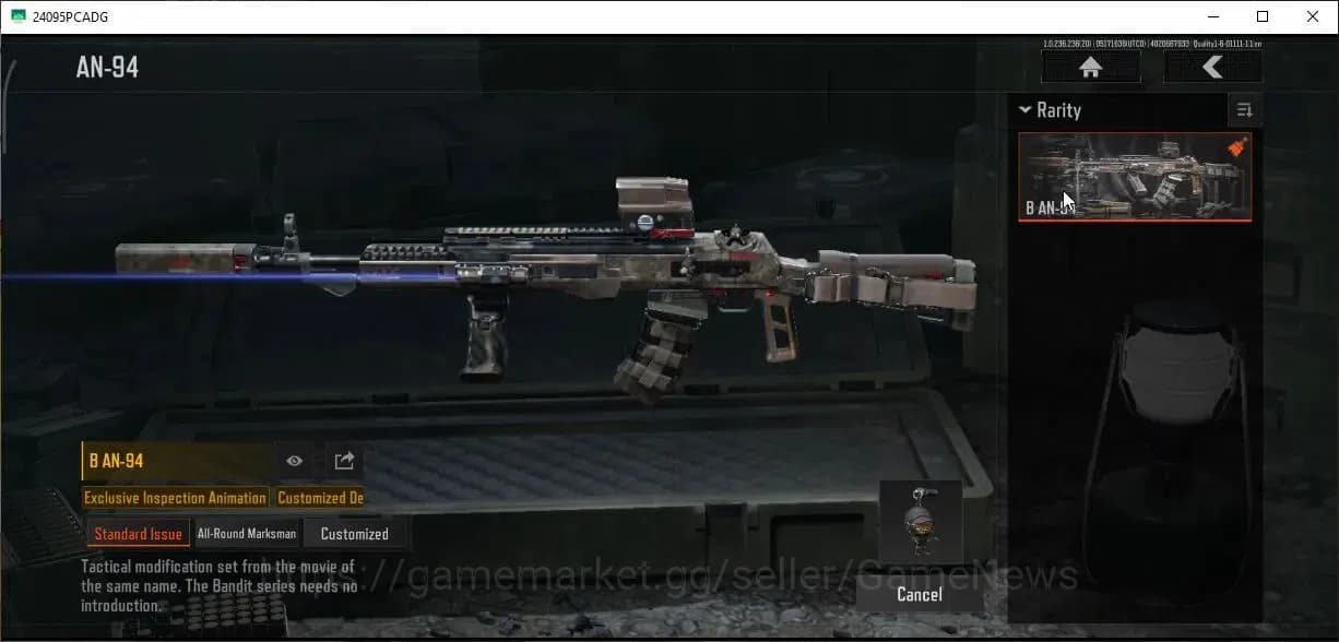 Arena Breakout Accounts MOBILE Lv30|SV 36,8M|CV 18M|B AN-94|SS AKM,CB FAL, image 5