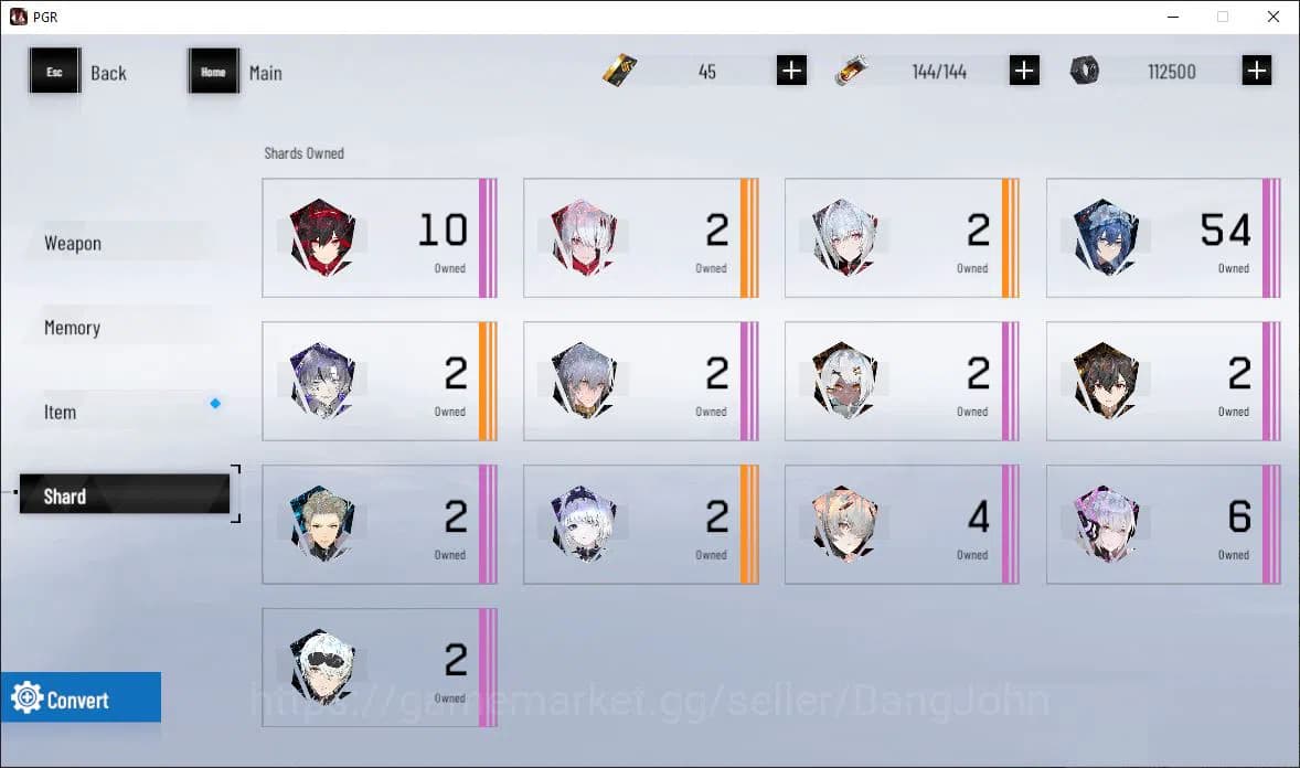 Punishing: Gray Raven Accounts EUROPE|Lv 45 | [S Nirvantia,S Crepuscule,S LuciaCW image 6