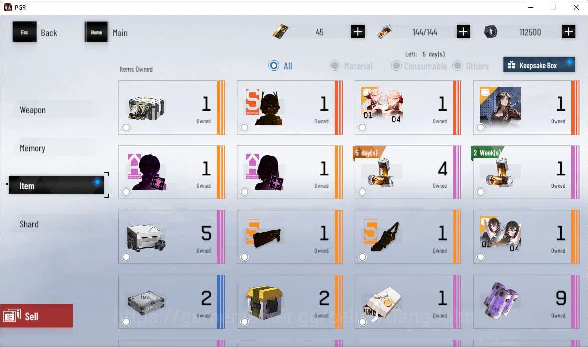 Punishing: Gray Raven Accounts EUROPE|Lv 45 | [S Nirvantia,S Crepuscule,S LuciaCW image 7