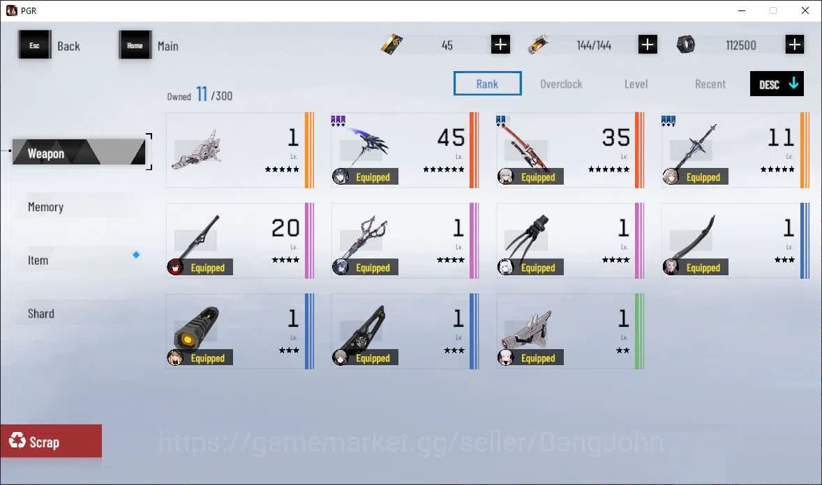 Punishing: Gray Raven Accounts EUROPE|Lv 45 | [S Nirvantia,S Crepuscule,S LuciaCW image 9