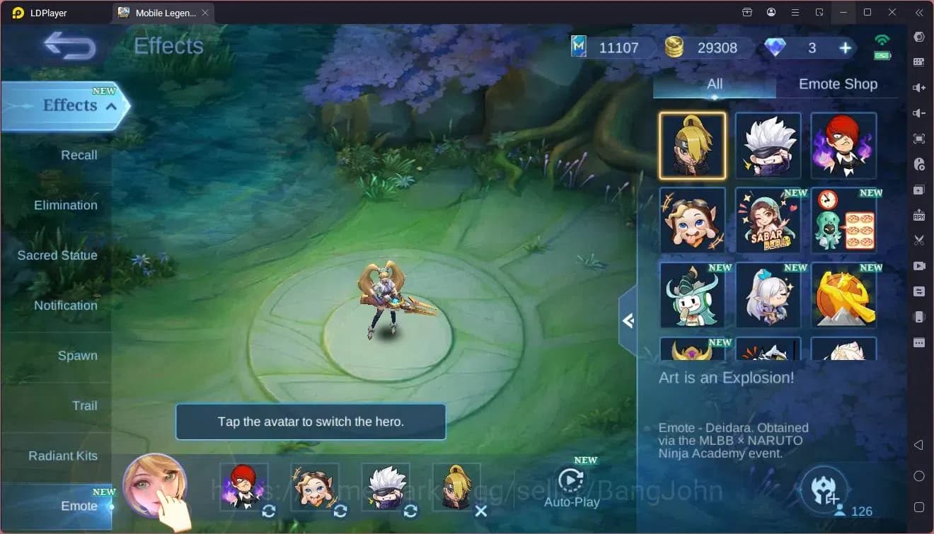 Mobile Legends: Bang Bang Accounts GLOBAL Hero 126 Skin 191|Valentine Claude|Venom Gu image 7