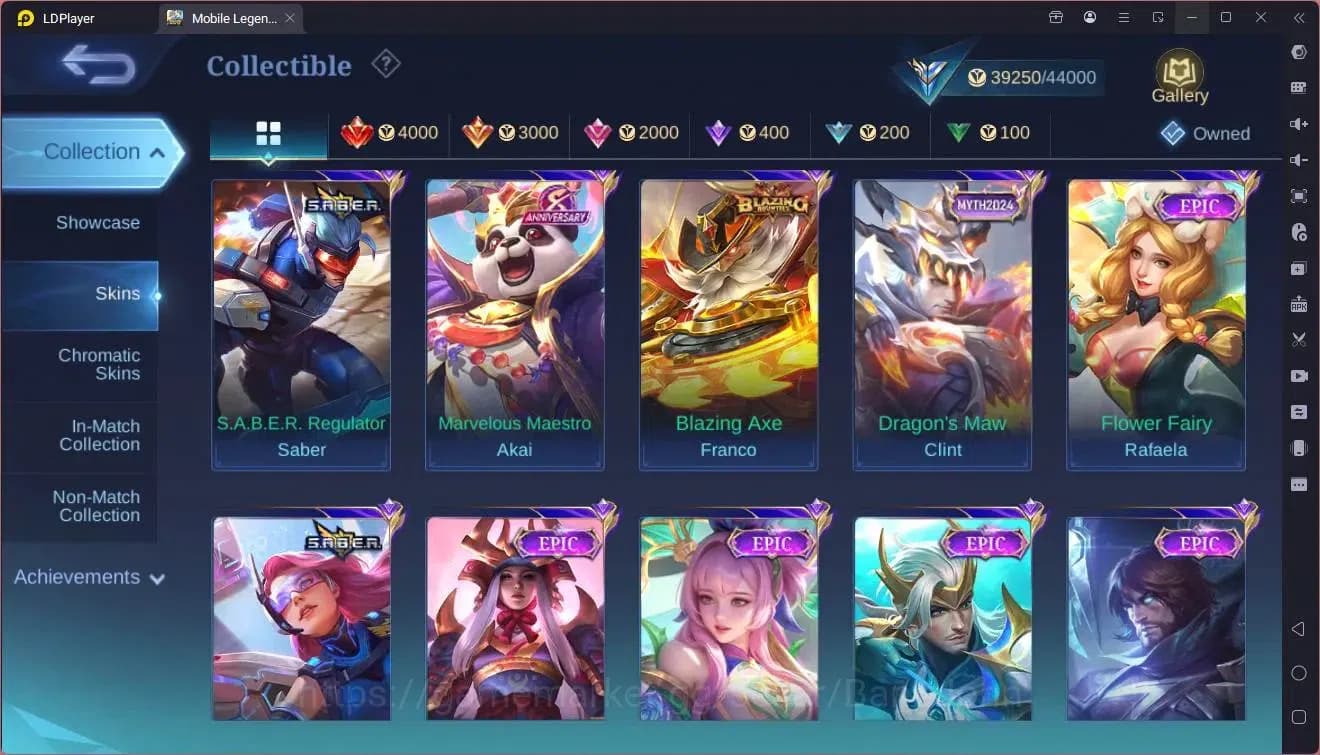 Mobile Legends: Bang Bang Accounts GLOBAL Hero 126 Skin 191|Valentine Claude|Venom Gu image 9