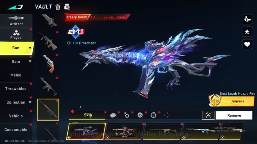 Blood Strike Accounts ASIA | Collab Spike, Ultra Blast, Ultra Emma, Coll image 3