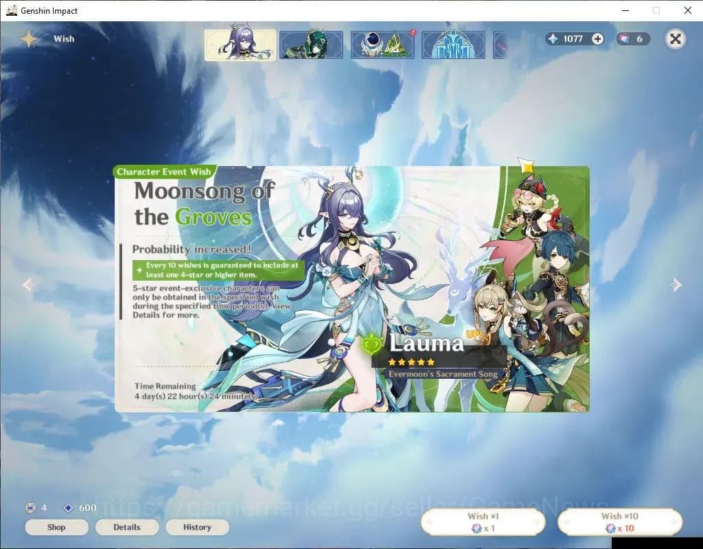 Genshin Impact Accounts Asia|AR 56|8 Limit +1(*5Wep)|Furina,Neuvilatte,Arl image 10