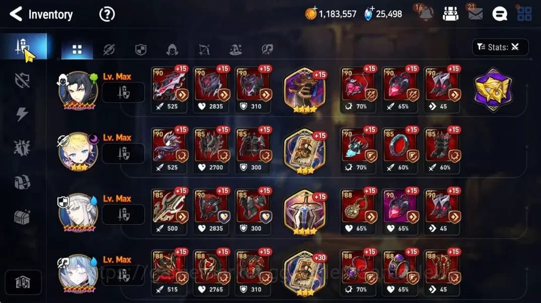 Epic Seven Accounts GLOBAL UNVERIF|7 ML(B Arunka,Ro Light,SE Celine,C image 15