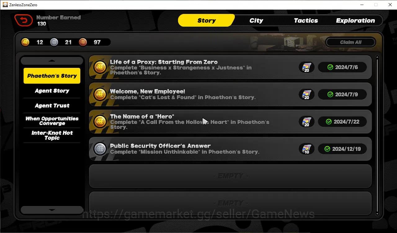 Zenless Zone Zero Accounts ASIA|IK 45|S1 Ch3|5 Limited[Miyabi,Yixuan,Trigger, image 8