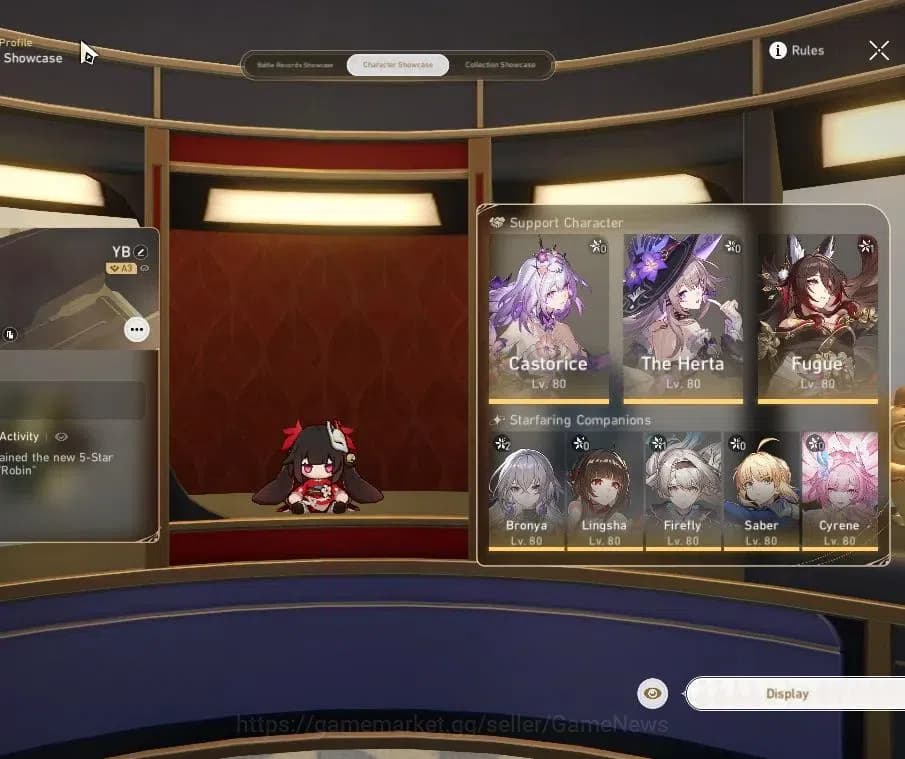 Honkai Star Rail Accounts Asia|TL 70|Sparxie Prem Team|18 Limited|[Castorice image 2