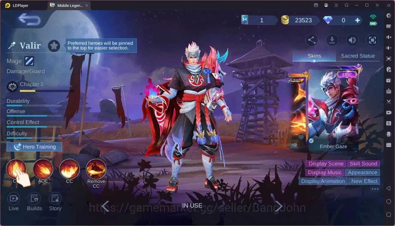 Mobile Legends: Bang Bang Accounts Global|Hero 80|Skin 133|Expert|CC Natalia|Lightbor image 1