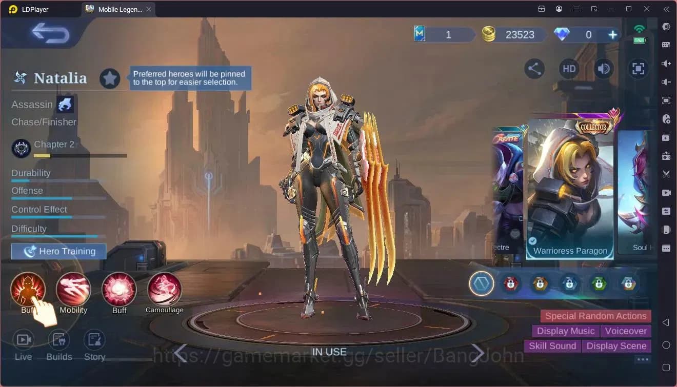 Mobile Legends: Bang Bang Accounts Global|Hero 80|Skin 133|Expert|CC Natalia|Lightbor image 8