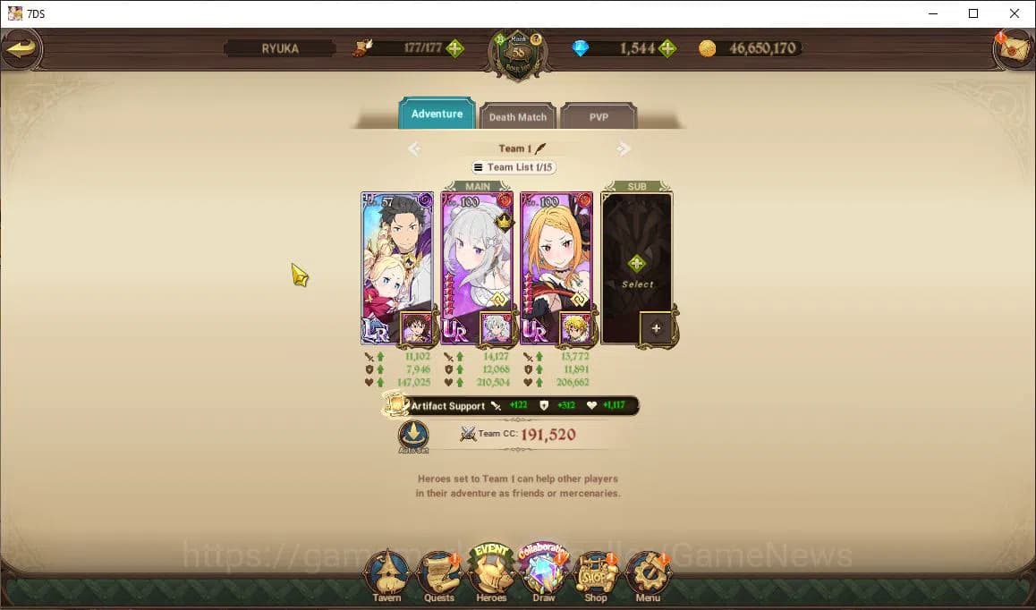 The Seven Deadly Sins: Grand Cross Accounts Global|2,9M CC|211 LS+1,5K DM|1 LR+3 UR+ Collab Re image 11