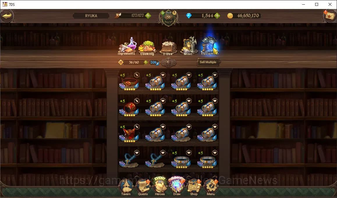 The Seven Deadly Sins: Grand Cross Accounts Global|2,9M CC|211 LS+1,5K DM|1 LR+3 UR+ Collab Re image 2