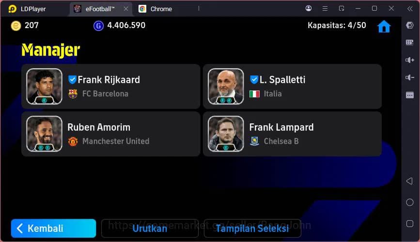 eFootball Accounts ANDROID|PW 3197|Messi MSN + Salah Bigtime,Mbappe+C image 6