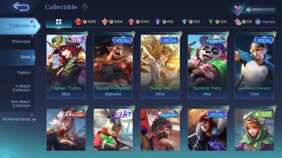 Mobile Legends: Bang Bang Accounts Global|Hero 132|Skin 215|Renowned|KOF Karina|CC Na image 15