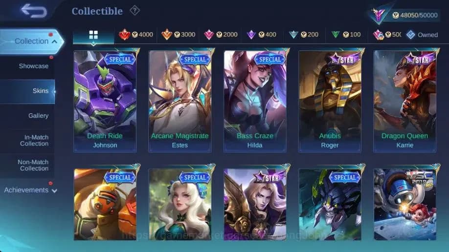 Mobile Legends: Bang Bang Accounts Global|Hero 132|Skin 215|Renowned|KOF Karina|CC Na image 16