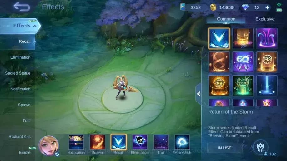Mobile Legends: Bang Bang Accounts Global|Hero 132|Skin 215|Renowned|KOF Karina|CC Na image 6