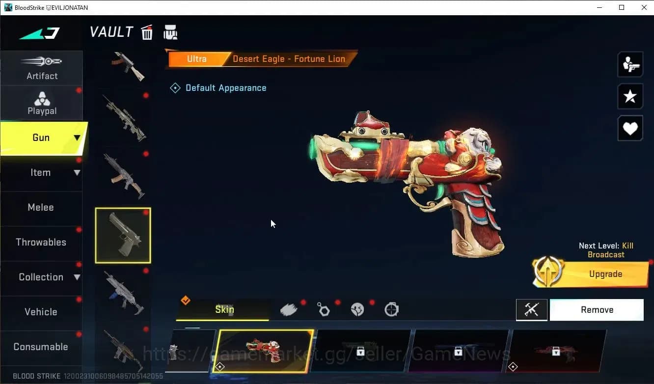 Blood Strike Accounts ASIA|Collab 7DS(AK47,M700,Kar98,QBZ95)+7 ULTRA(VAL image 12
