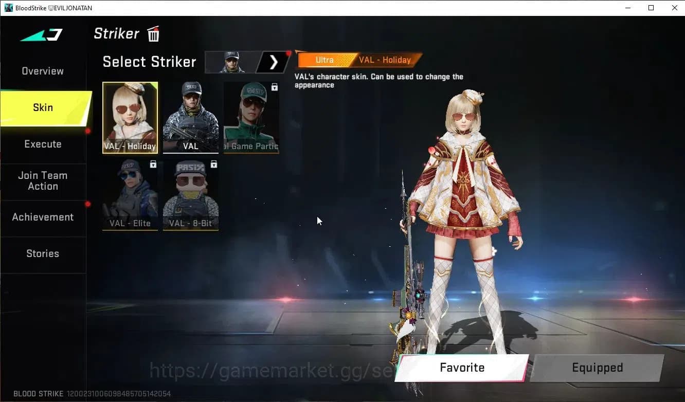 Blood Strike Accounts ASIA|Collab 7DS(AK47,M700,Kar98,QBZ95)+7 ULTRA(VAL image 9