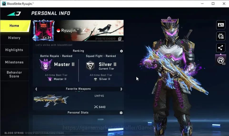 Blood Strike Accounts ASIA|ETERNAL AK47-Overload Lv3|8 ULTRA[ZERO,BLAST, image 2