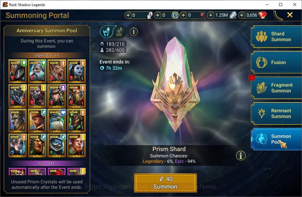 Raid: Shadow Legends Accounts Lv6 823K Power|3,6K Gems|1 Mythical(Galathir)|24 L image 17