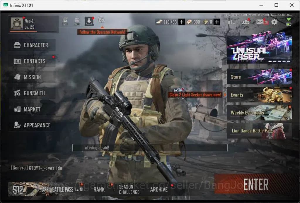 Arena Breakout Accounts Mobile|LVL 29|SV 7,8 M|CV 4 M|AK12 GM,MP-133 IBA m image 1