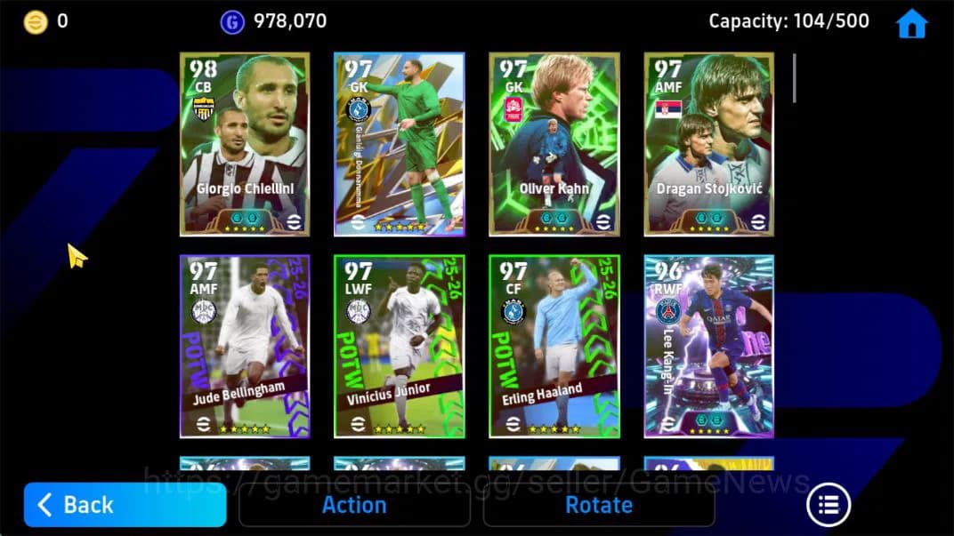 eFootball Accounts Mobile|Giorgio Chiellini,GK Spirit Roar(Oliver Kha image 14