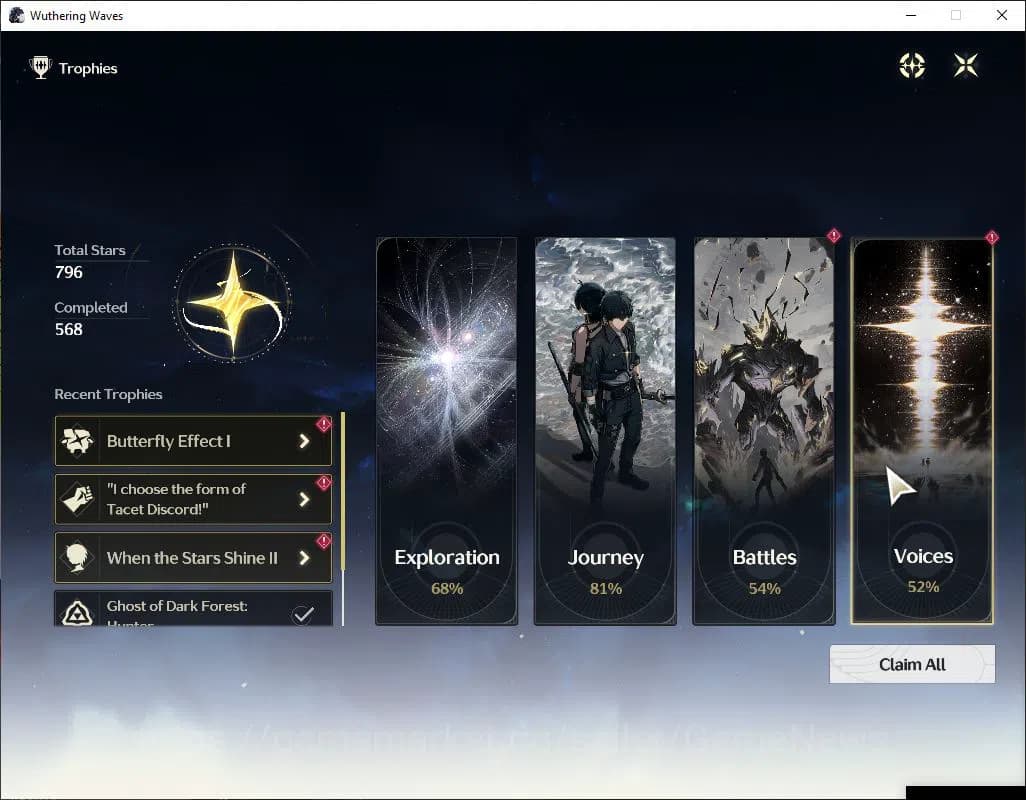 Wuthering Waves Accounts SEA | UL 47 | 1 Limited | Lynae R2 + Sign | MC Fem image 10