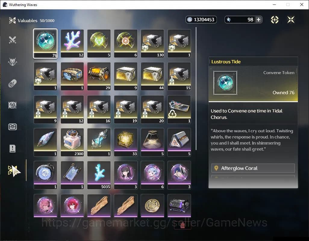 Wuthering Waves Accounts SEA | UL 47 | 1 Limited | Lynae R2 + Sign | MC Fem image 12