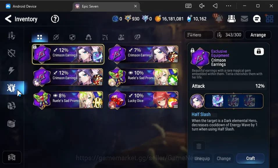 Epic Seven Accounts GLOBAL Unverif|New Era|10 ML(Salome,BArunka,LOTSca image 12