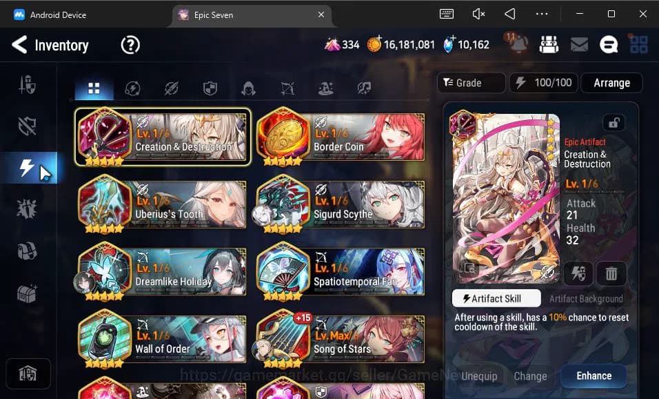 Epic Seven Accounts GLOBAL Unverif|New Era|10 ML(Salome,BArunka,LOTSca image 13