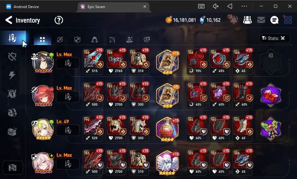 Epic Seven Accounts GLOBAL Unverif|New Era|10 ML(Salome,BArunka,LOTSca image 15