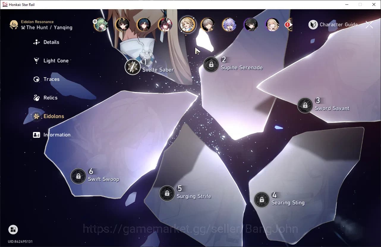 Honkai Star Rail Accounts ASIA | TL 65 | 9 LIMIT | PRIME TEAM SW999 SIGN SPA image 13