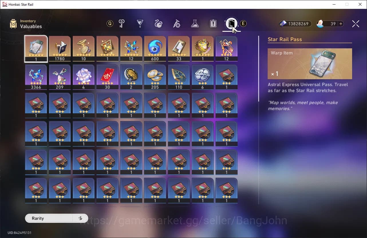 Honkai Star Rail Accounts ASIA | TL 65 | 9 LIMIT | PRIME TEAM SW999 SIGN SPA image 4