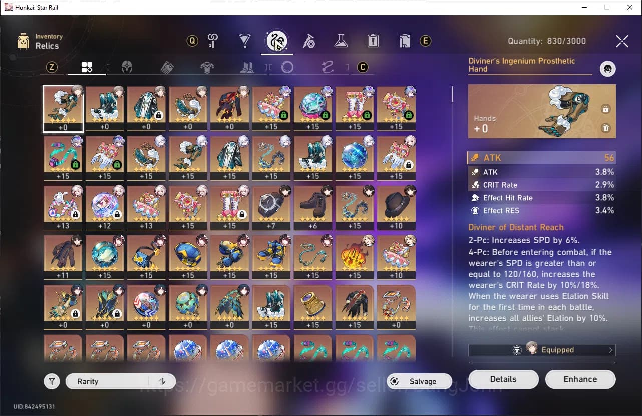 Honkai Star Rail Accounts ASIA | TL 65 | 9 LIMIT | PRIME TEAM SW999 SIGN SPA image 8