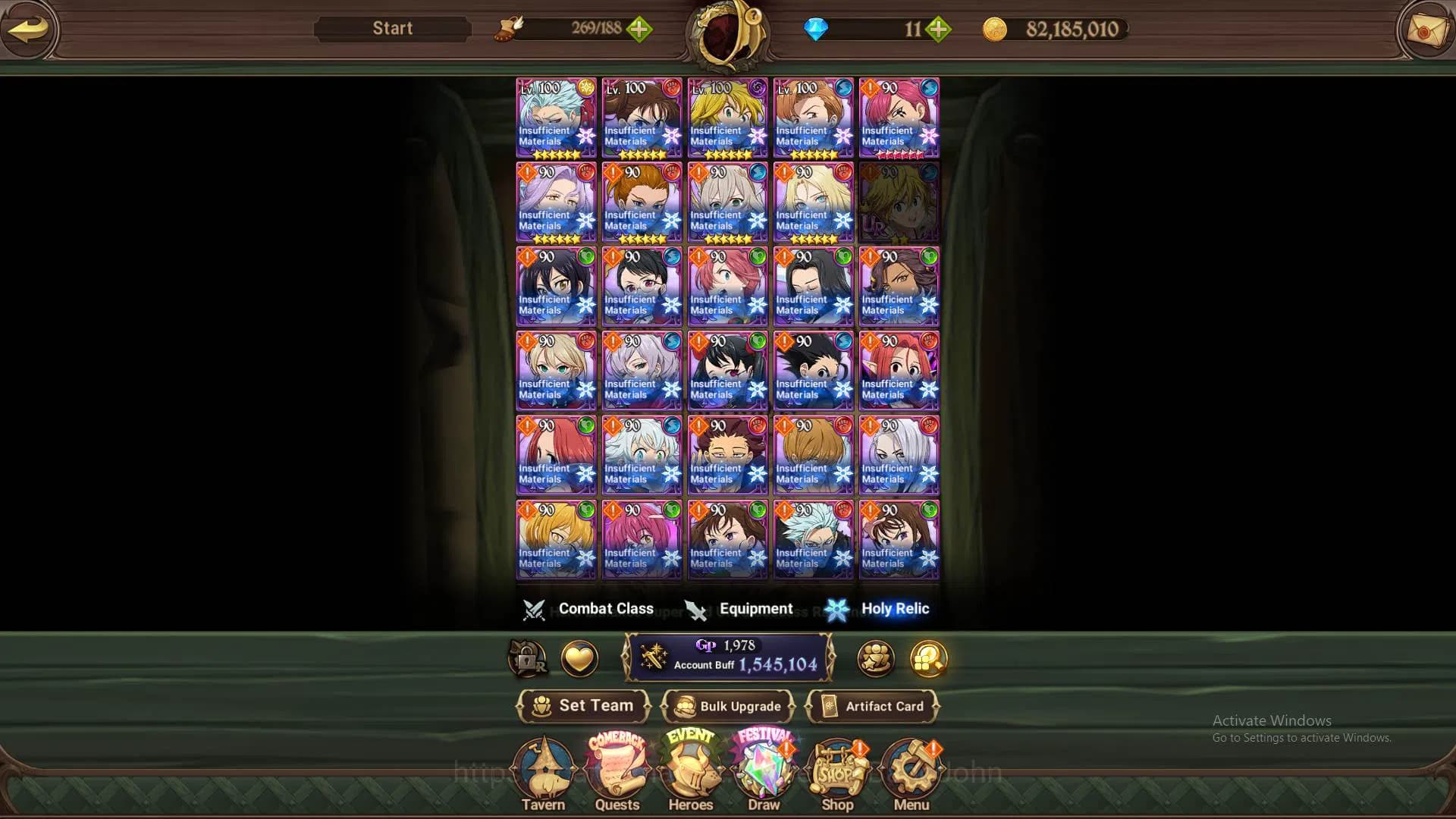 The Seven Deadly Sins: Grand Cross Accounts GLOBAL|1.5M CC|UR Sklud 3/6,King&Diane,Mael,Chaos image 8