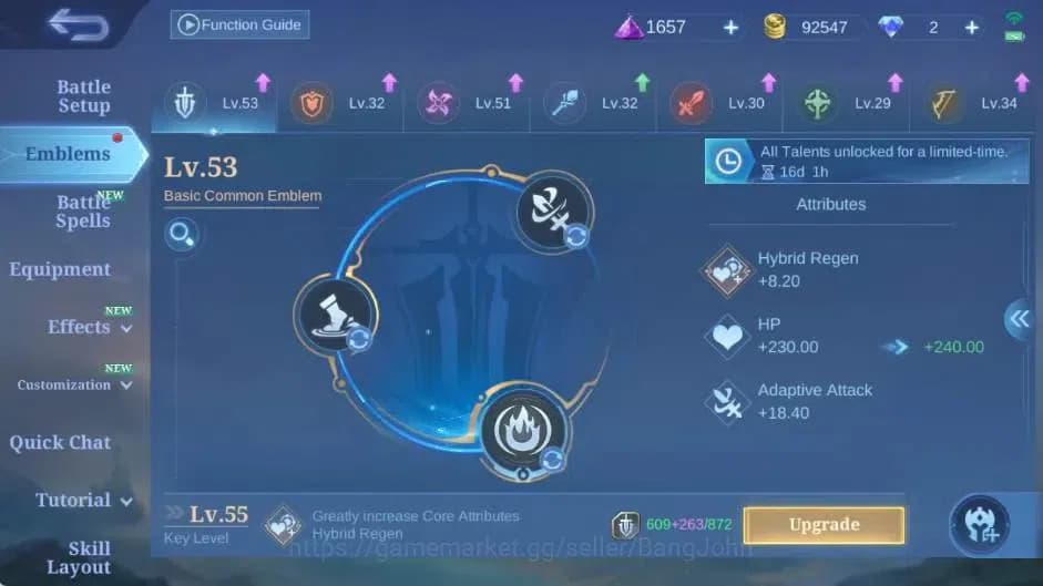 Mobile Legends: Bang Bang Accounts Global|Skin 72|Seasoned|KOF Karina|Prime Granger|C image 4