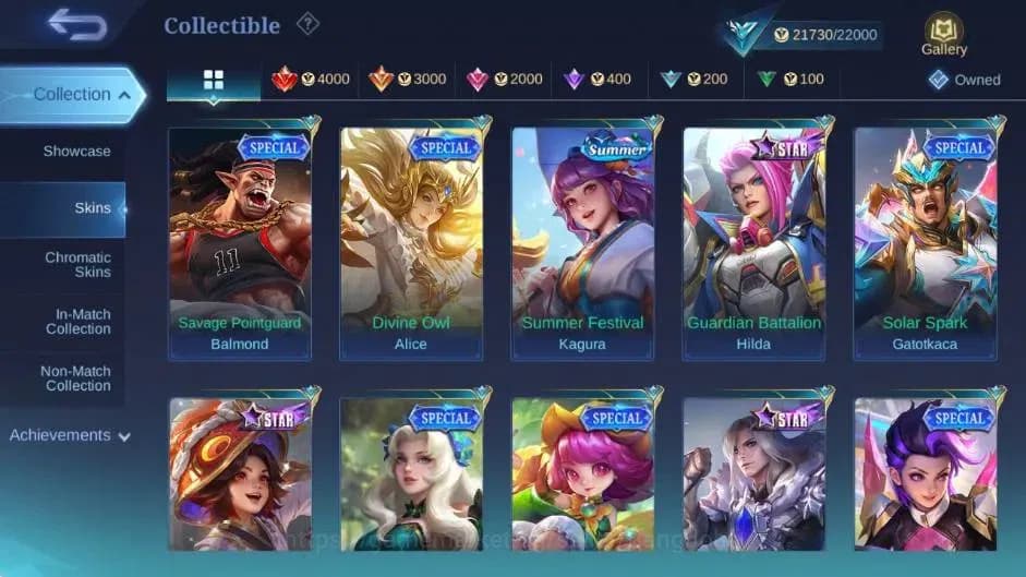 Mobile Legends: Bang Bang Accounts Global|Skin 72|Seasoned|KOF Karina|Prime Granger|C image 7