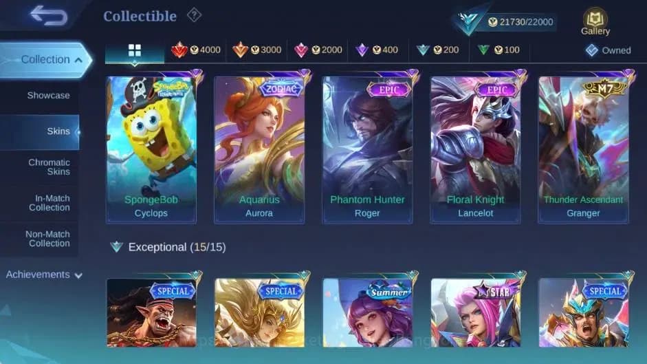 Mobile Legends: Bang Bang Accounts Global|Skin 72|Seasoned|KOF Karina|Prime Granger|C image 8