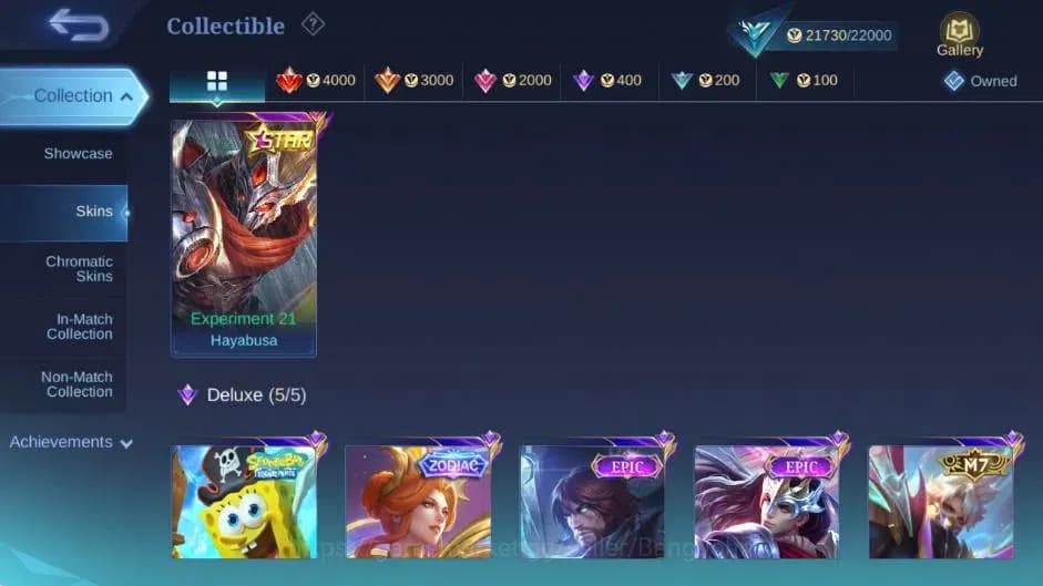 Mobile Legends: Bang Bang Accounts Global|Skin 72|Seasoned|KOF Karina|Prime Granger|C image 9