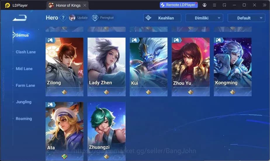 Honor of Kings Accounts GLOBAL|77HR|68SK|ShanHai Yaria|KIC Jing|LOM Shi,Gu image 4