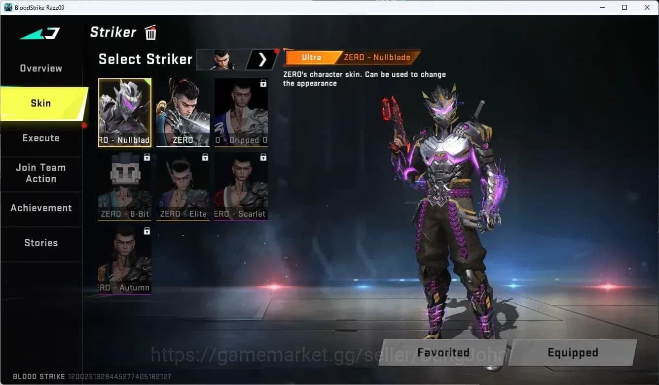 Blood Strike Accounts ASIA | Eternal Desert Eagle-Scorpius | Ultra ZERO- image 2