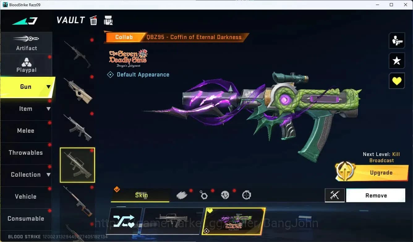 Blood Strike Accounts ASIA | Eternal Desert Eagle-Scorpius | Ultra ZERO- image 7